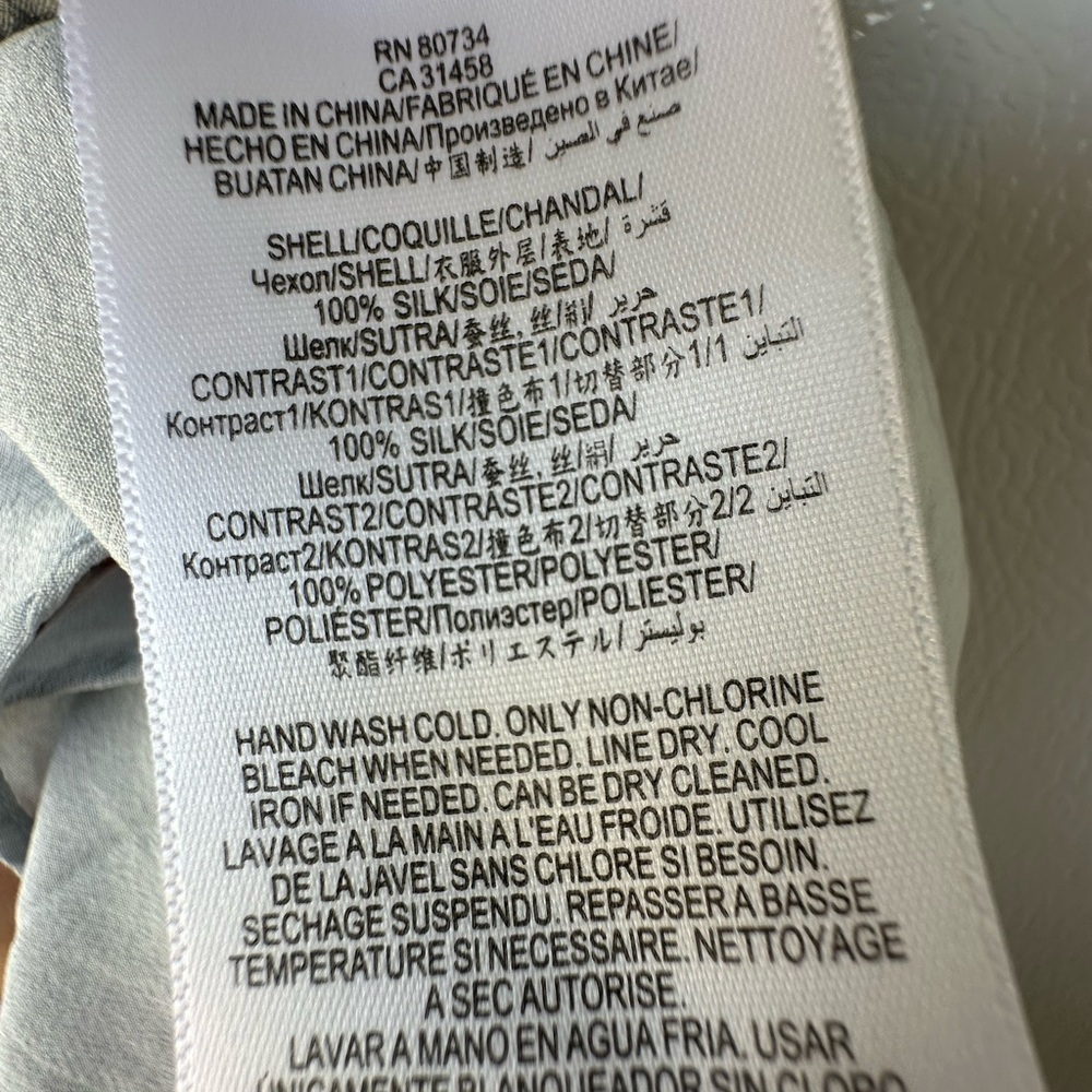 Bcbgmaxazria Light Gray Blouse - image 7